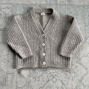 Babaa - EUC Wool Cardigan no 19 mini Mist